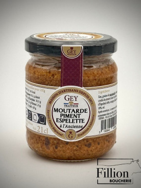 Moutarde au piment d'espelette