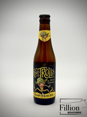 Cuvée des trolls bière blonde 7° 33 cl